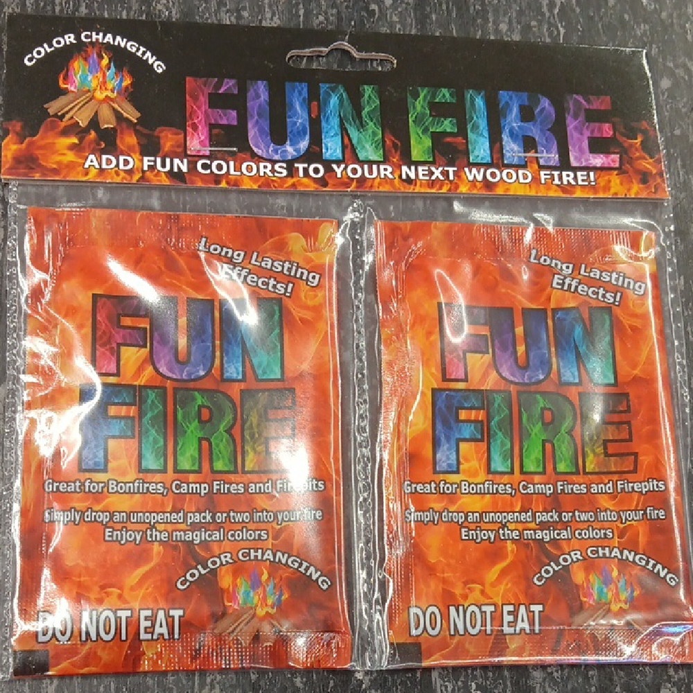 Color Changing Packets for Bonfires